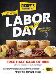 Pinned August 30th Free Half Rack Ribs With Your Family Pack At Barbecue Restaurant Barbecue Pit Kids Eat Free