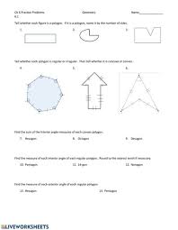 For the nonagon shown, find the unknown angle measure x°. 15 2 Angles In Inscribed Polygons Answer Key Polygons And Quadrilaterals Worksheet Geometry Lesson 15 2 Angles In Inscribed Quadrilaterals Decoracion De Unas