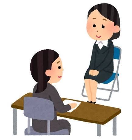 面接のイラスト（女性面接官） | かわいいフリー素材集 いらすとや