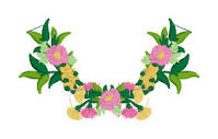 May Flowers Swag Embroidery Design - Garden Folly Fine Linens