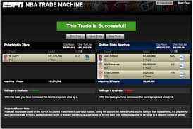 Projected records are based on the the espn.com nba trade machine will let you know if your trade works based on the nba's trade rules! 10 Ridiculous Nba Trade Deadline Deals Using Steph Curry The Espn Trade Machine