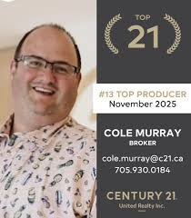 Cole Murray, Broker, Century 21 United Realty Inc., Brokerage