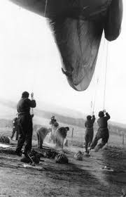 One saturday we were clearing up the billet when the crackle of machine guns and cannon guns was heard. Wwii Barrage Balloon