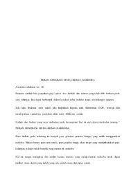 Pidato Peranan Pemuda Shalawat Agent Of Change Acara