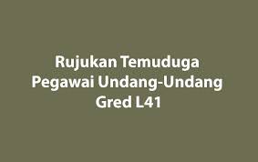 Pegawai kesihatan persekitaran gred u41 2. Rujukan Temuduga Pegawai Undang Undang Gred L41 Panduan Exam Spa Online