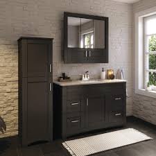 The bathroom is associated with the weekday morning rush, but it doesn't have to be. Magick Woods Elements Brighton 48 W X 21 D Bathroom Vanity Cabinet At Menards