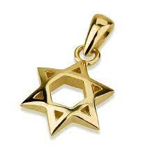 Shiny Star Of David 14k Gold Pendant Small Domed Jewish Star Etsy In 2021 Star Of David Pendant Jewish Jewelry Star Of David