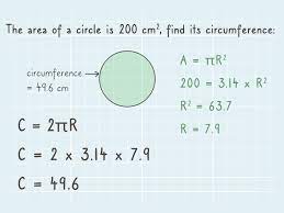 A fun way to remember the formulas for the circumference of a circle and the area of a circle. How To Find The Circumference Of A Circle Using Its Area 10 Steps
