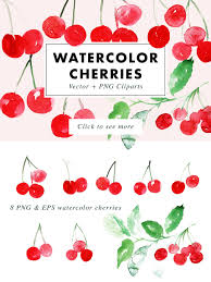 Cherry blossom euclidean , painted pink cherry blossoms, pink cherry blossom illustration png clipart. Watercolor Cherries Vector Png Cherry Logo Vector Clip Art