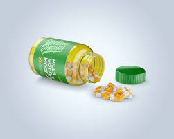 Opened Transparent Bottle With Pills Mockup To Display Your Pills Package Design In A More Efficie Free Packaging Mockup Packaging Mockup Pill Packaging Design