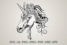 Download Unicorn Face Graphic By Euphoria Design Creative Fabrica PSD Mockup Templates