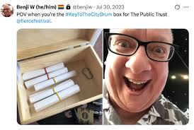 All the team are so saddened to hear that Ben Whitehouse has passed away.  We consider him a long-time friend of Fierce. The very best Key to the City  participant we ever