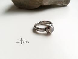 Anillo hecho a mano ajustable plata 925. Anillo Plata Y Pidra Luna Anillos Hechos A Mano Anillos De Plata Anillo