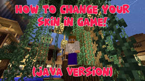 How to download a skin. How To Change Your Skin In Game Minecraft Java Version Youtube