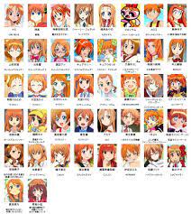 オレンジ髪女キャラ一覧 かわいいアニメの写真 キャラ 漫画 人気