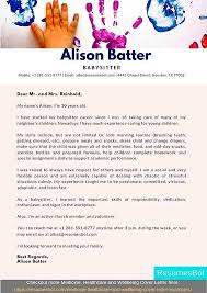 What to put in a cover letter. Babysitter Cover Letter Samples Templates Pdf Word 2021 Babysitter Cover Letters Rb