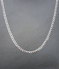 Maybe you would like to learn more about one of these? Men S 9ct White Curb Chain Necklace Diamond Cut Links 20 22 24
