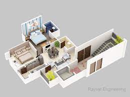 Pinterest Claudiagabg Apartamento 2 Cuartos Rendered Floor Plan Plan Design Floor Plans