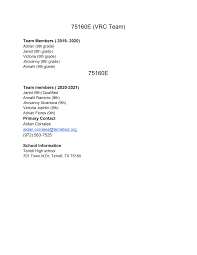 75160E (VRC Team) 75160E