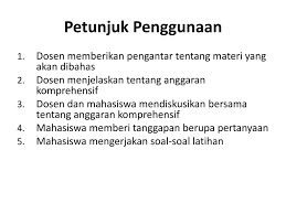 Tentu saja, hal ini terdengar mudah dan sederhana. Anggaran Komprehensif Ppt Download