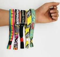 Custom Printed RFID Wristband Polyester Cloth Bracelet ...