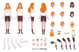 Comic character template turnaround 5 pose create your own superhero exercise drawing assignment robert atkins art blog figure template mannequin how to draw a superhero. Cartoon Woman Character Template Nohat Free For Designer