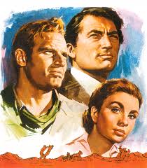 ''The Big Country'', 1958, movie poster base painting Fleece Blanket