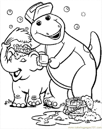 We'll do the shopping for you. Barney Coloring Pages To Print Coloring Home