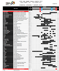 Ayda yang baru sahaja menjalani rakaman lagu berjudul gemuruh suara memaklumkan lagu tersebut bukanlah lagu rasmi namun lagu. Jadual Pertandingan Acara Sukan Sea 2017 Kuala Lumpur Lokmanamirul Com