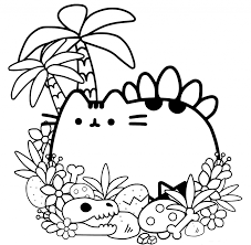 Coloring Rocks Unicorn Coloring Pages Dinosaur Coloring Pages Cat Coloring Page