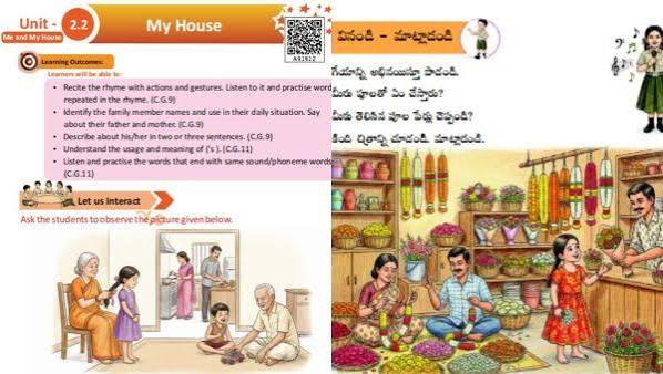 Father in kitchen, girls playing drums: Andhra Pradesh's textbook bid to end gender stereotypes