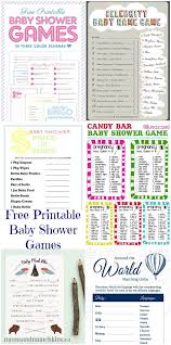 Foxes, deers, and squirrels, can you guess the baby shower theme? Free Printable Baby Shower Games Moms Munchkins
