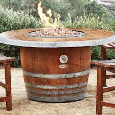 Reserve Wine Barrel Fire Pit Table Wine Barrel Fire Pit Barrel Fire Pit Fire Pit Decor