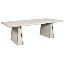 The bedroom and dining collection features soft flowing shapes with a rich finish and high end design. Pulaski Furniture District 3 Contemporary Rectangular Dining Table In White Wash Finish Stoney Creek Furniture Dining Tables