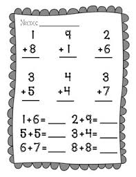 In touchmath addition, students count forward, and in subtraction they count backward. Touch Math Addition Practice By Mrs Fryers Fun Damentals Tpt