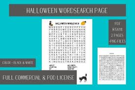 Mandala for henna mehndi tatto decoration decorative ornament in style free download. Halloween Wordsearch Puzzle Page Graphic By Fleur De Tango Creative Fabrica In 2020 Puzzle Books Sudoku Puzzles Sudoku