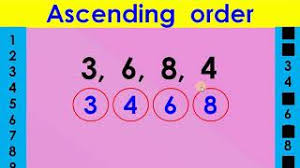 ukg maths ascending order descending order for class ukg pp2 kg2 increasing and decreasing order youtube