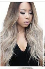 Asian Ash Blonde Ombre Blonde Asian Hair Ash Blonde Balayage Asian Hair