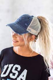 Ponytail Baseball Cap Baseball Cap Hairstyles Cap Girl Hairstyles With Baseball Hats