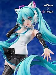 Shop Hasune Miku Cat Ear Headphones Version At Artsy Sister In 2021 Hatsune Miku Miku Nekomimi
