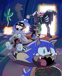 Halloween By Gabs94 Sonic Funny Sonic And Shadow Hedgehog Art