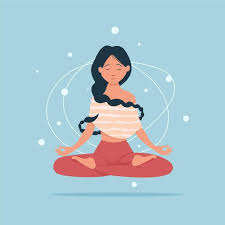 Check spelling or type a new query. Download Relaxed Woman Meditating For Free Yoga Illustration Yoga Art Illustration Art Girl