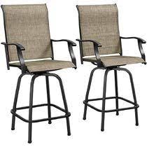 Outdoor aluminum bar stools with backs. Outdoor Aluminum Bar Stools Wayfair