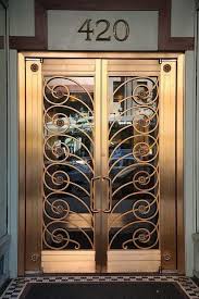 Ferforje Bina Giris Kapi 05336910626 Art Deco Bina Cephesi Kapilar