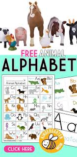 free animal alphabet printables for kindergarten free