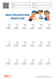 double digit multiplication practice worksheets for kids kidpid