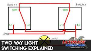 Does it matter which wire goes where on a light switch? Two Way Light Switching Explained Youtube