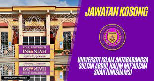 Permohonan jawatan kosong terkini universiti antarabangsa sultan abdul halim mu'adzam shah. Universiti Islam Antarabangsa Sultan Abdul Halim Mu Adzam Shah Unishams 31 Disember 2018 Jawatan Kosong 2020