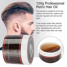 For a sharper style, pull strands together to create thick spikes. Men Hair Styling Oil Wax Hair Gel Retro Modeling Bright Strong Hold Pomade Shopee Philippines