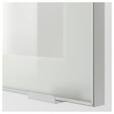 Jutis Glass Door Frosted Glass Aluminium 40x80 Cm Ikea Ireland Glass Door Glass And Aluminium Glass Bathroom